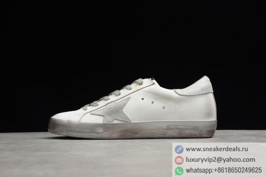 Golden Goose Superstar White+Silver Sneaker G32WS456.D2 Women Shoes
